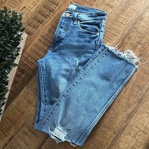 GAP high rise slim straight Jeans size 27